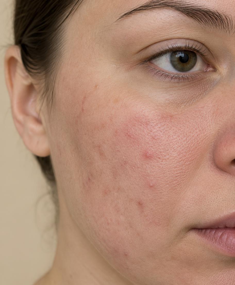 Haut: Intensive Hautbehandlung – Vorher