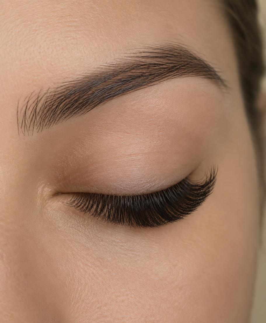 Wimpern: Wimpernverlängerung – Nachher
